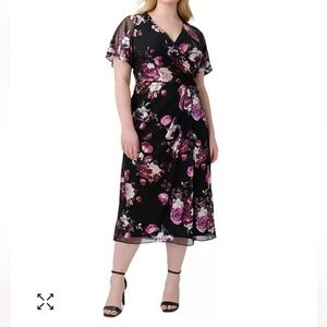 Adrianna Papell midi dress NWT